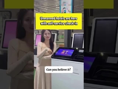 ホテルの自動チェックイン機