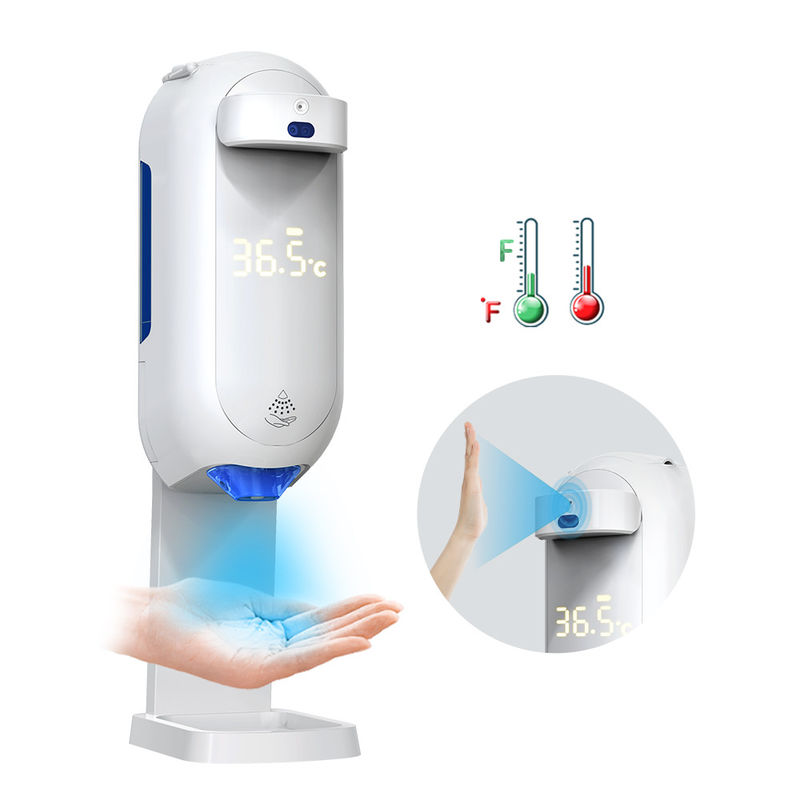 Bathroom Smart Induction Electric Soap Dispenser Temperature Measurement 2 In 1