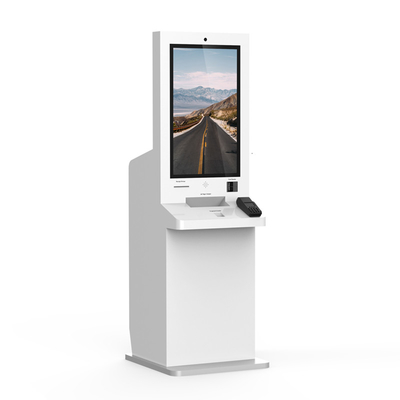 末端プリンターが付いているキオスクの24inch 27inch 32inchのホテルの自己検査