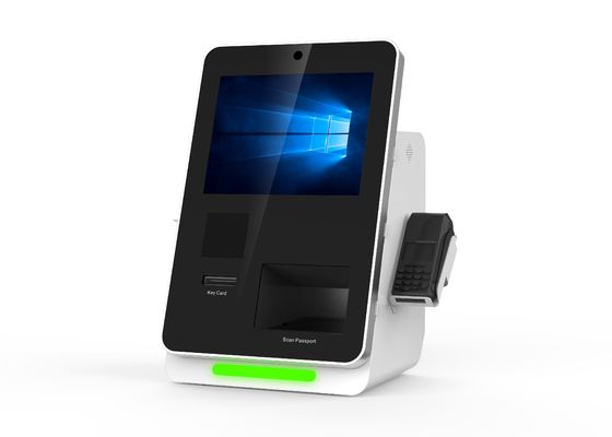 人間の特徴をもつOS Windowsシステム自己サービス支払機械ホテルのための15インチ